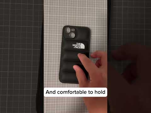 The north face puffer case #shorts #viral #trending #phonecase #phone #pufferjacket