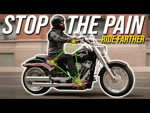 RIDE Motorcycles LONG DISTANCE Without Pain? Here's How!