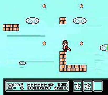 Super Mario Bros. 3: How to get p-wing on level 1-4