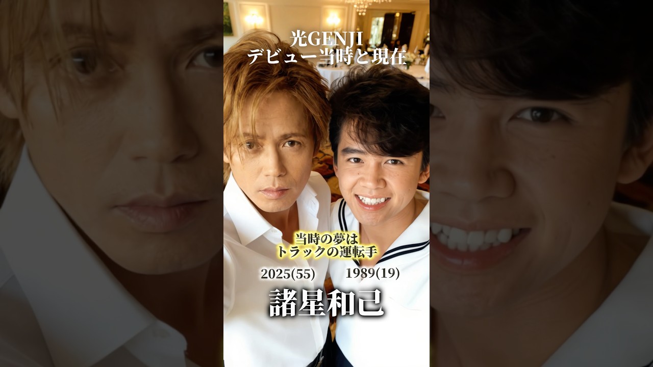 【光GENJI】デビュー当時と現在