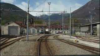 preview picture of video 'Ferrovia Vigezzina (Centovalli) L'arrivo a Domodossola'