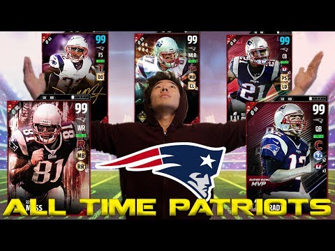 ALL TIME NEW ENGLAND PATRIOTS TEAM BUILDER! MADDEN 17 ULTIMATE TEAM