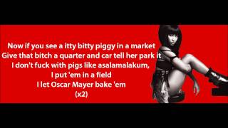 Nicki Minaj - Itty Bitty Piggy Lyrics Video