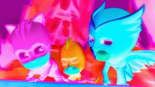 Crazy Train Ride | PJ Masks Funny Colors | Cartoons for Kids