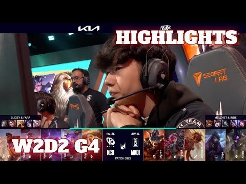 KCB vs MKOI - Highlights | Week 2 Day 2 LEC Versus 2026 | Karmine Corp Blue vs Movistar KOI W2D2