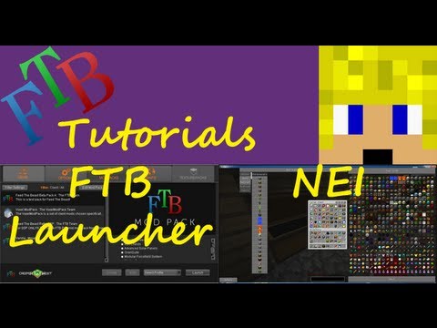 Feed The Beast Tutorial Part 1 - FTB modpack and NEI