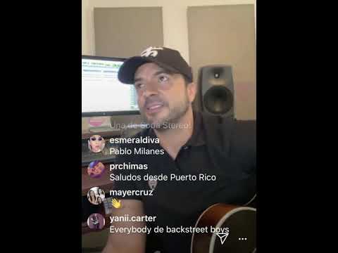 Luis Fonsi canta “Y ahora como te olvido”