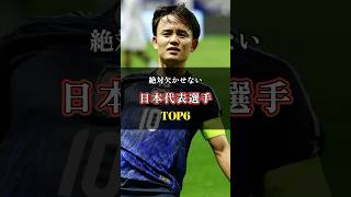 W杯に欠かせない日本代表選手TOP6 #サッカー #日本代表 #フットボールのハナシ