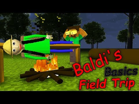 Monster School : BALDI'S BASICS FIELD TRIP CHALLENGE - Minecraft Animation