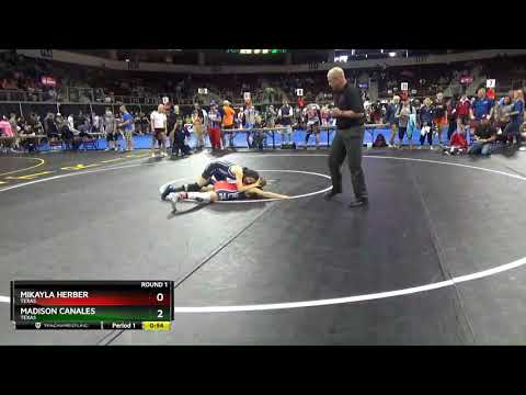 Girls Div. II 97-101 Mikayla Herber Texas Vs Madison Canales Texas