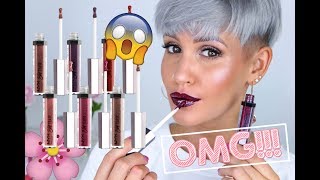 NYX PROFESSIONAL MAKEUP SLIP TEASE LIP LAQUER (ALL 24 SHADES) | Review & Lip Swatches