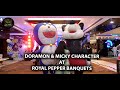 Doraemon Mickey Character At Birthday Party Royal Pepper Banquet