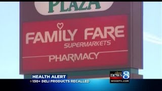 Spartan Stores recall 150+ deli items