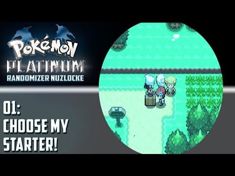 Pokemon Platinum Randomizer Nuzlocke 01 - PICK MY STARTER! w/Night