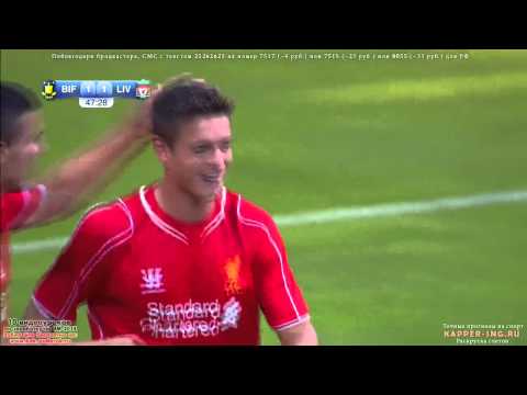 Brondby vs Liverpool I Friendly match I Goal K.Peterson I 1-1