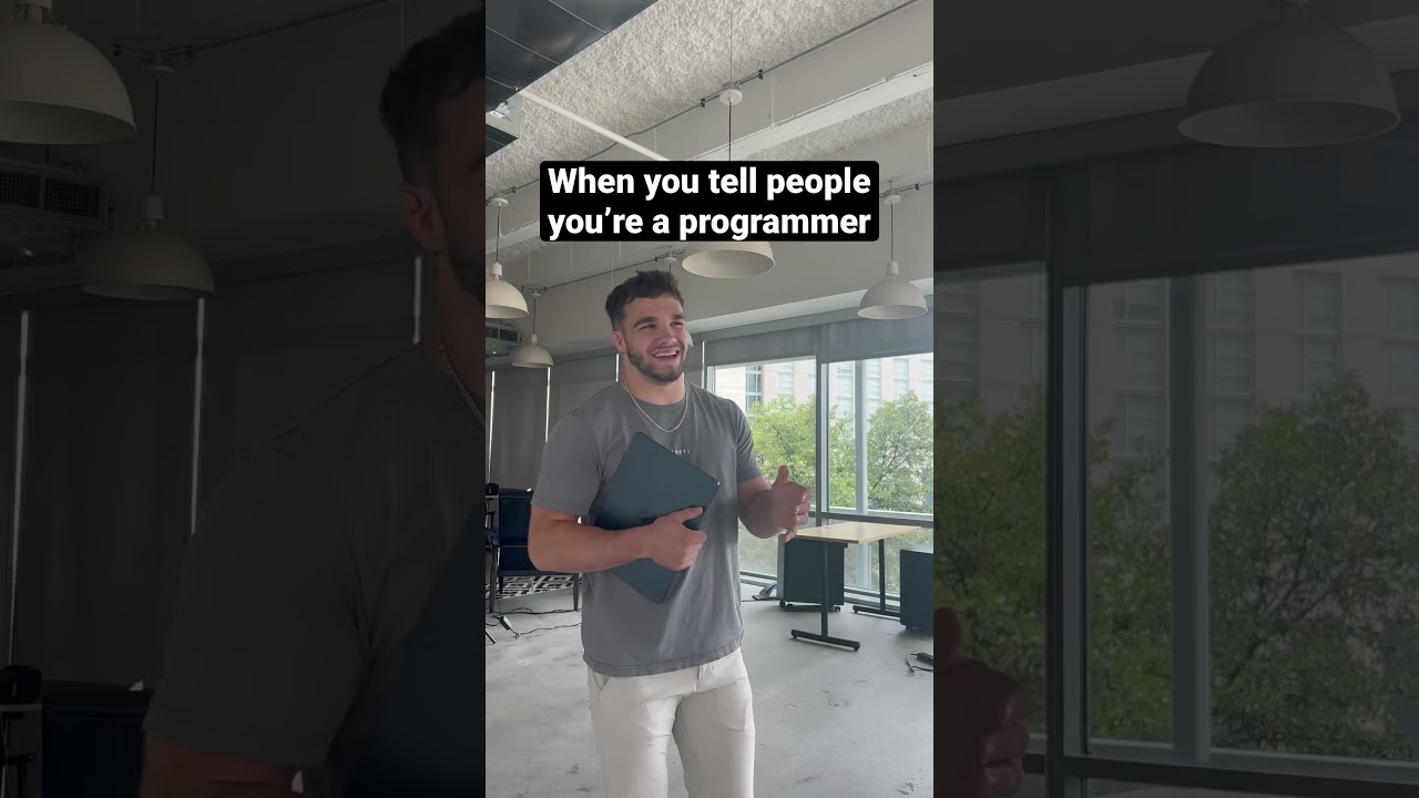 When You Say You’re a Programmer 😂 #programming #coding #softwareengineer