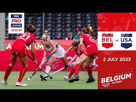 FIH Hockey Pro League 2022-23: Belgium vs USA (Women, Game 1) - Highlights