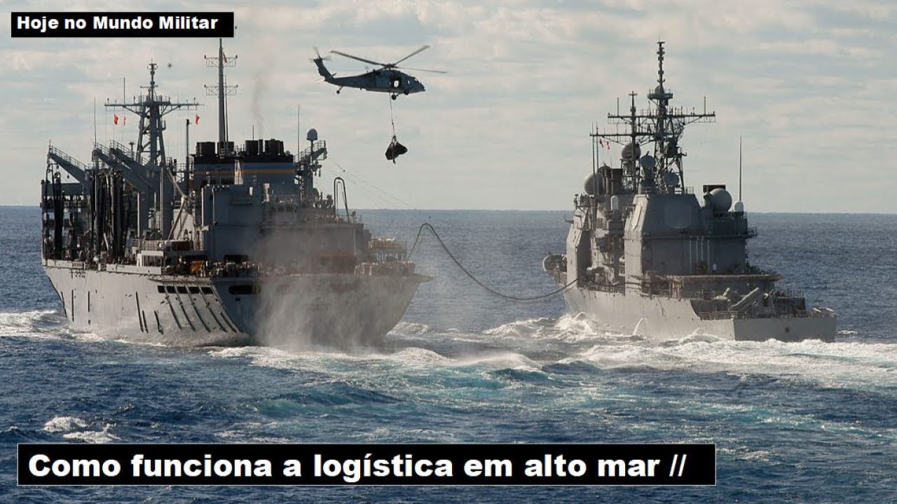 Como funciona a logística em alto mar