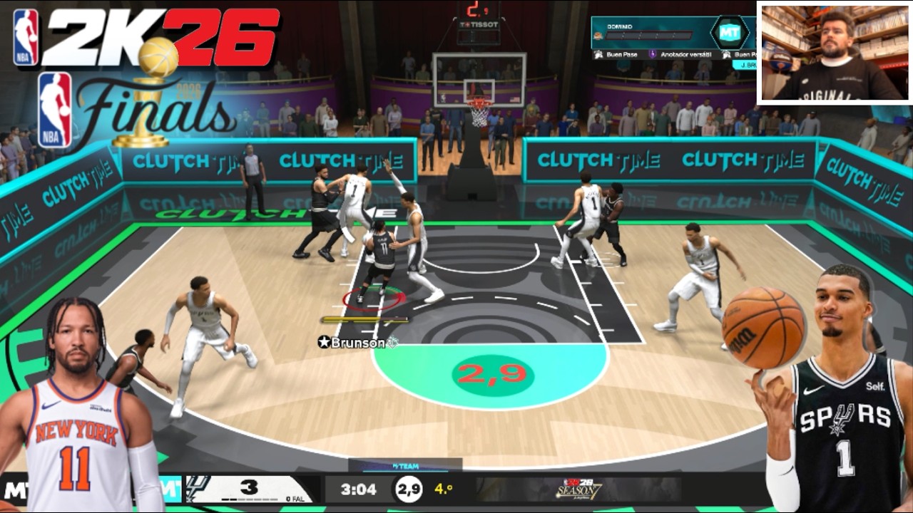 NBA 2K26 y las FINALES DE LA NBA con San Antonio Spurs - New York Knicks 🏀