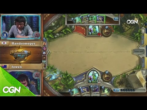 [2016.10.02] 8강 Handsomeguy vs Jowen 하스스톤 APAC 하계 월드챔피언십 2016