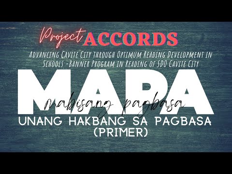 4. Pinagsama-samang Tunog ng mga Letra (M A S I O)
