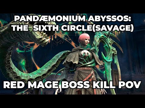 FFXIV P6S Boss Kill - Red Mage PoV