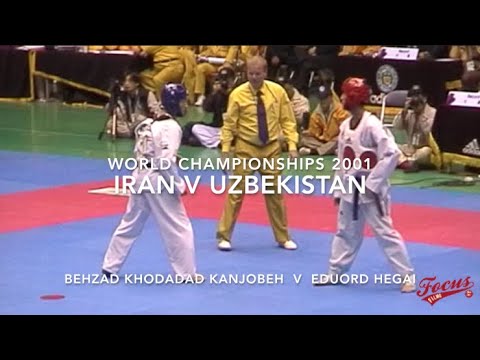 IRAN V UZBEKISTAN  -58KG FINAL MALE WORLD CHAMPIONSHIPS 2001 JEJU KOREA GREAT