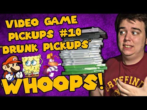 I DRUNK BOUGHT A BUNCH OF GAMES! WHOOPS! (Video Game Pickups #10) - ZakPak