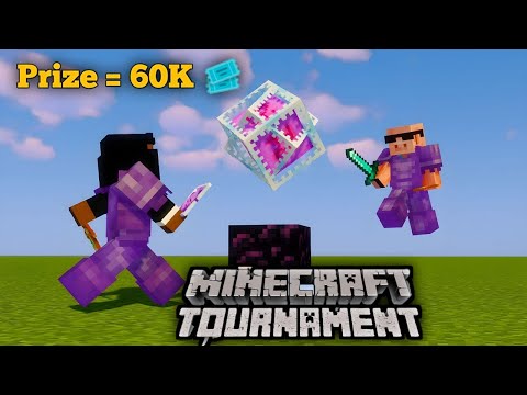MINECRAFT PVP TOURNAMENT  - EARN MONEY 60,000 | FREE Entry 😱