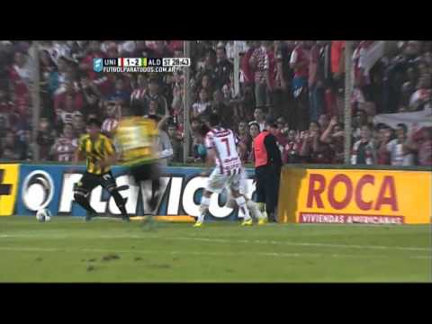 ¿Fue mano de Sánchez? Unión 1 - Aldosivi 2. Liguilla Pre-Sudamericana. Primera División 2015. FPT.