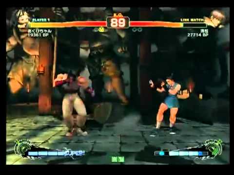 SSF4 AE: Akubi-chan (Ibuki) vs Kiyomatsu (Guy) - Candy Western Tournament