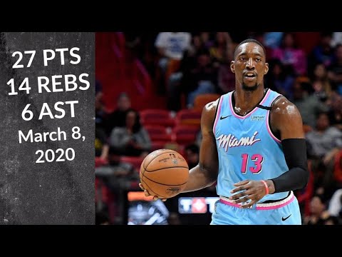 Bam Adebayo 27 PTS 14 REBS 6 AST | Heat vs Wizards | Full Highlights 3/8/2020
