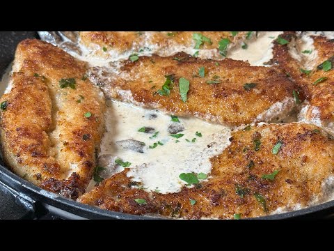 CREAMY MUSHROOM CHICKEN | CHICKEN RECIPE