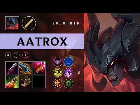 Aatrox Mid vs Galio - EUW Master Patch 25.24