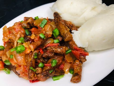 Nshima with Busala/Lusala!