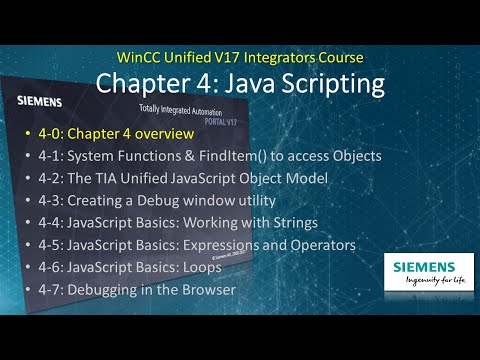 WinCC Unified v17 # 9:  Unified JavaScripting Overview - Learn Javascript! 👨‍💻 ☕ #WinCCGURU