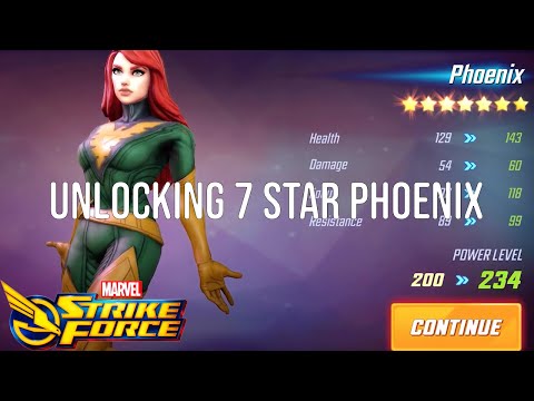 Unlocking 7 Star Phoenix - Legendary Event - Marvel Strike Force