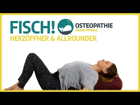 Übung "Fisch":  Ein Herzöffner und Allrounder · Osteopathiepraxis Mährle