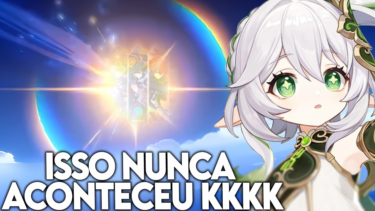 Oque foi isso! HOYOVERSE ALTEROU o BANNER? Tiros Em banner Hu tao e Nahida | Genshin impact 5.1