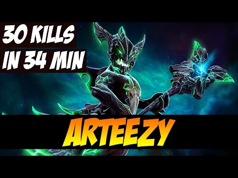30 KILLS IN 34 MIN - Arteezy Outworld Devourer - Dota 2