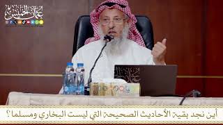 أين نجد بقية الأحاديث الصحيحة التي ليست البخاري ومسلما؟