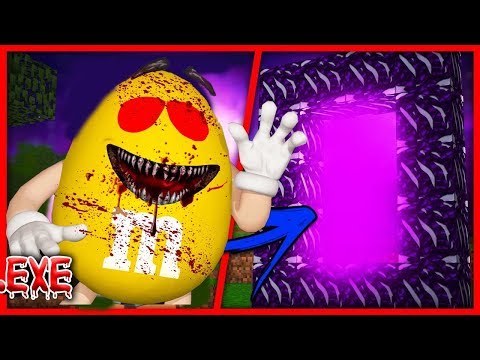 HOW TO CRAFT A PORTAL TO M&M .EXE ! Minecraft Little Kelly