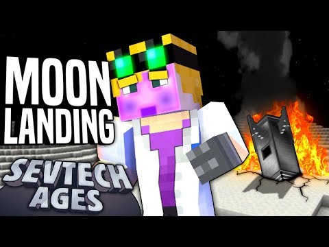 Minecraft: SevTech - MOON LANDING - Age 4 #25