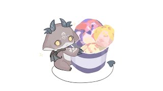 あいすたべたべあくま～イチゴチョコミント byAKAGI～【でびでび・でびる/にじさんじ】