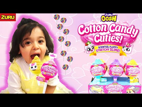 Zuru Oosh Cotton Candy Cuties With Fluffy Slime & Squishy Surprise Inside #joyland #joylandfamily