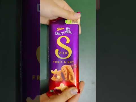 Unwrapping Dairy Milk Silk Fruit & Nut🍫/Cadbury Fruit & Nut #chocolate #food #unwrapping #trend