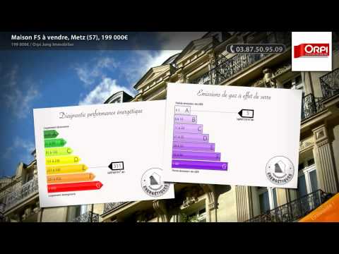 Maison F5 à vendre, Metz (57), 199 000€