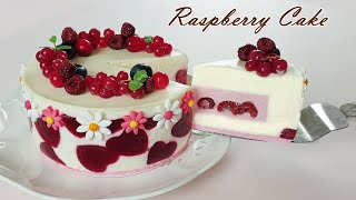 라즈베리 치즈케이크 만들기/ How to make raspberry cheesecake / Eggless Recipe / Cheesecake Recipe