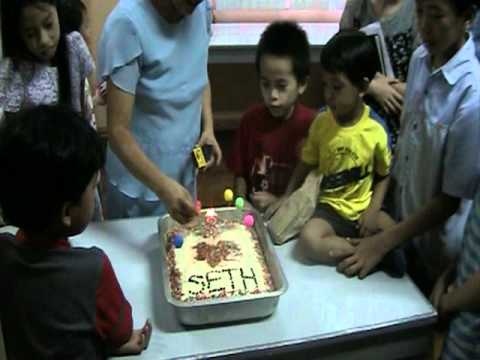 birthday  cake of  Seth