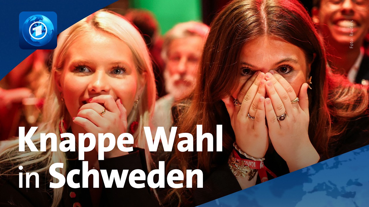 Parlamentswahl in Schweden: Opposition um Sozialdemokraten mit knappem Vorsprung
